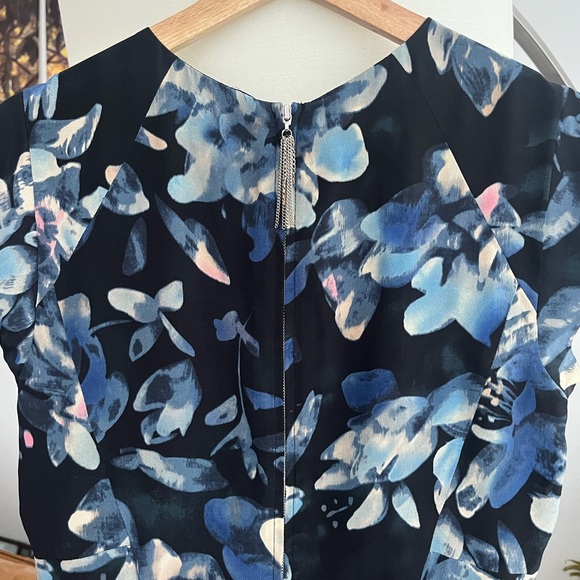 Rebecca Taylor Floral Print Silk Dress - Picture 4 of 7